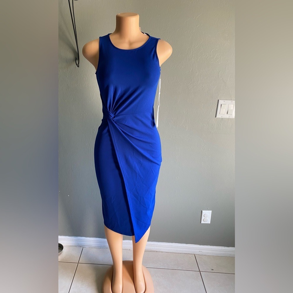 Siena Studio Royal Blue Asymmetrical Dress